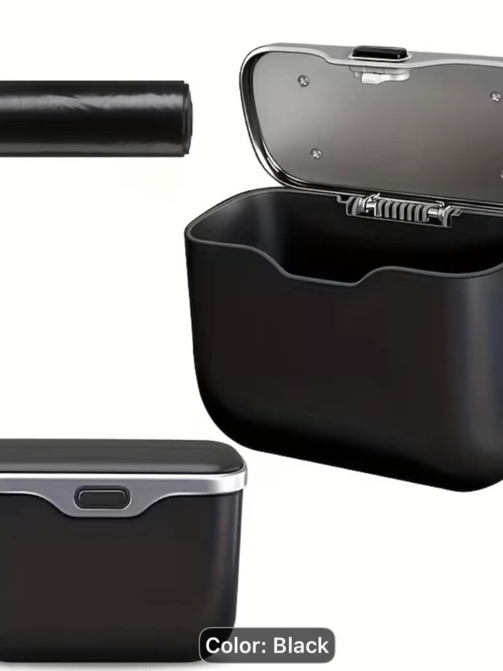 Brand New Small Black Trash Bin for Car
